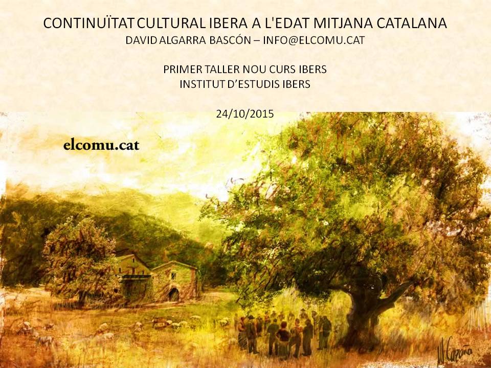 Continuïtat cultural ibera a Edat Mitjana catalana